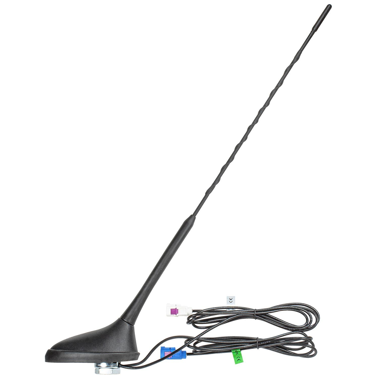 tomzz Audio 1008-002 Antenne de Toit Compatible avec Citroën, Peugeot et Toyota, AM, FM, GPS, avec amplificateur