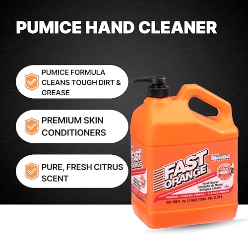 Image of Permatex 25218 Fast Orange Hand Cleaner with Pumice, 1 Gallon