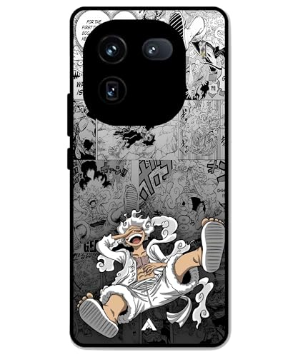 Image of Premium Anime 2 Case for iQOO 12 (Glossy Finish) Soft-Touch Metal TPU Back Cover, Shockproof, Designer, Aesthetic Mobile Phone Case