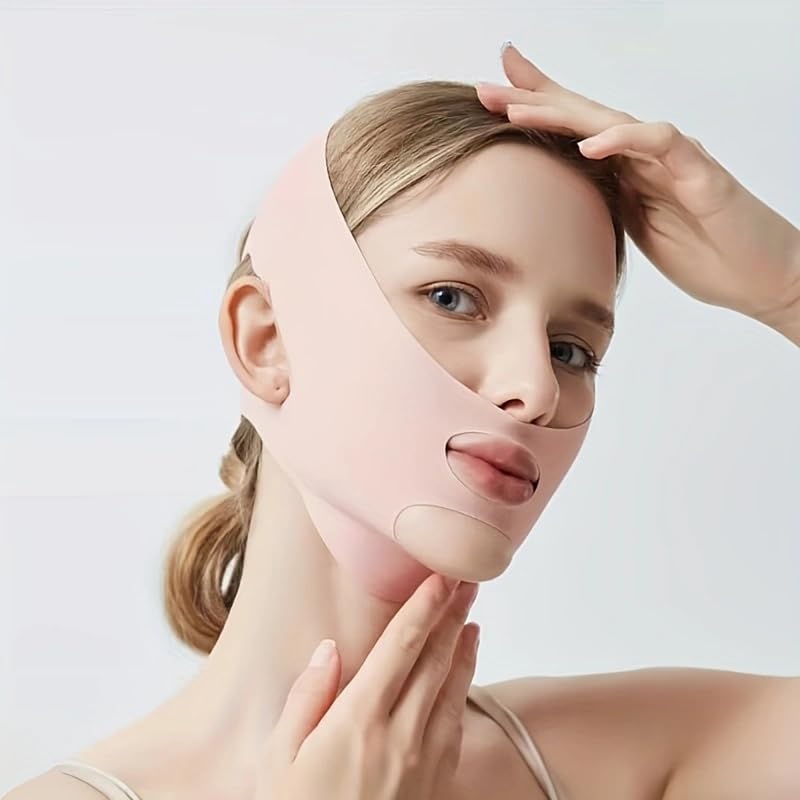 2pc V Line Face Lifting Strap - Chin and Cheek Lifting Bandage for V Face Lift - Sleeping Mask Strap for Women - Gift Idea - Image 9