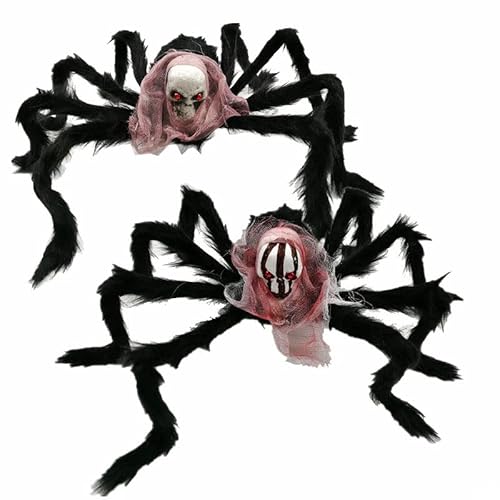 MZSX 75cm Halloween Araña, Halloween Realistas de Plástico Araña de Divertida Broma Party Favor Víspera de Todos los Santos Decoración Apoyos Arañas Bichos Casa Embrujada En Halloween Cover