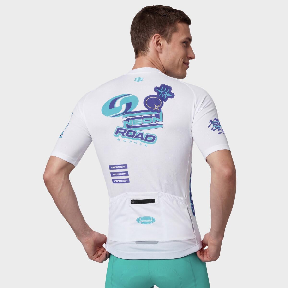 SIROKO Maillot Ciclismo Mesh Manga Corta M8 NRC White Blanco