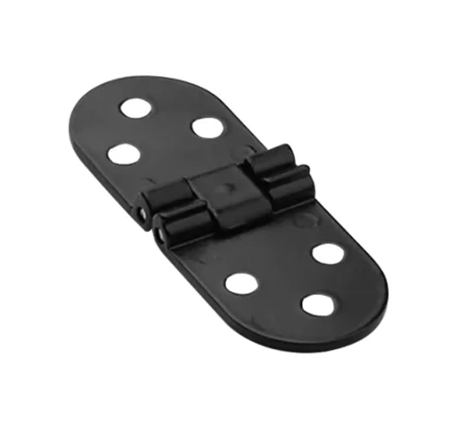 Kdhcvkz Black 2Pcs 2Pcs 180 Degree Screw-On Hinges Folding Table Cabinet Door Hinge(Black 2Pcs)