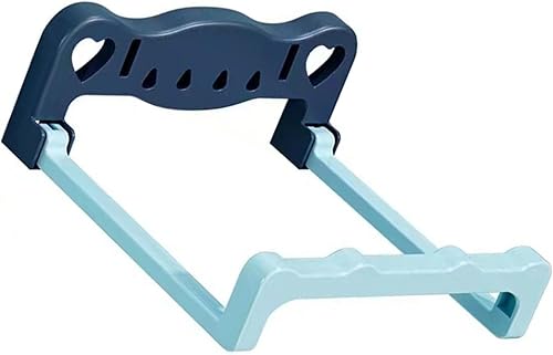 Miniatura 5 de Organizadores de estantes de baño montados en la pared sin perforar para toallas y artículos de tocador, fácil instalación adhesiva