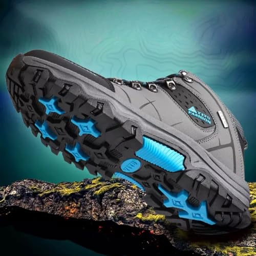 Men Winter Snow Boots Water Resistant Warm Fur Lined Anti Slip Waterproof Hiking Work Work Ankle Shoes Casual Lightweight Hiking Outdoor Trekking Boot snow boots for men4