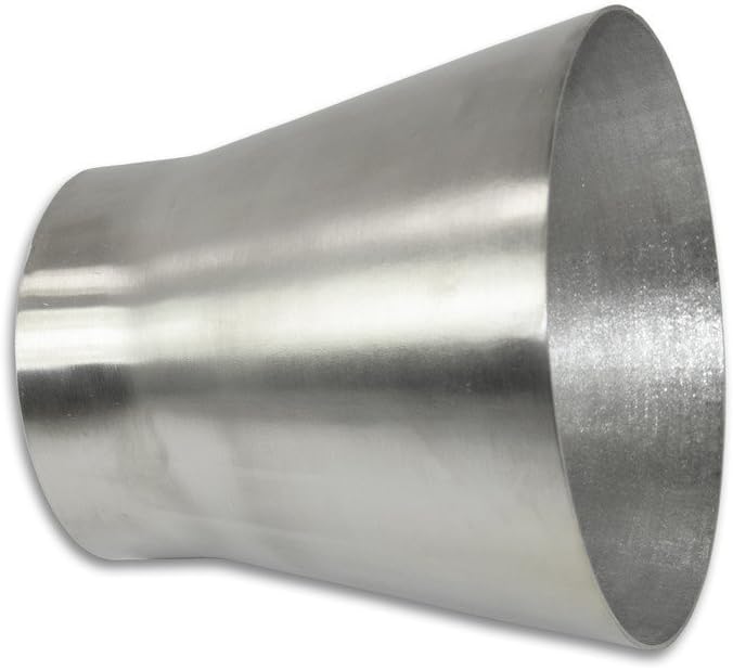 Stainless Headers Mfg. 4” to 6” Stainless Exhaust Header Transition Muffler Adaptor - American Made