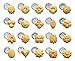 Stainless Steel Cookie Press Kit - Professional Quality - 20 Stainless Steel Discs & 8 Steel Icing Tips - FREE Reusable Piping Bag & Recipes E-Book - 1st Chef's All-In-1 Cookie Dough Gun