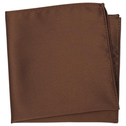 Image of Solid Pocket Square for Men's Suits and Blazers