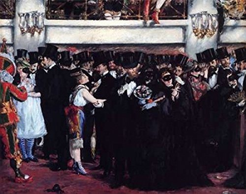 Masked Ball at Opera Poster Print by Edouard Manet (11 x 14)