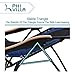 PHI VILLA XXL Oversized Padded Zero Gravity Chair, Foldable Patio Recliner, 30
