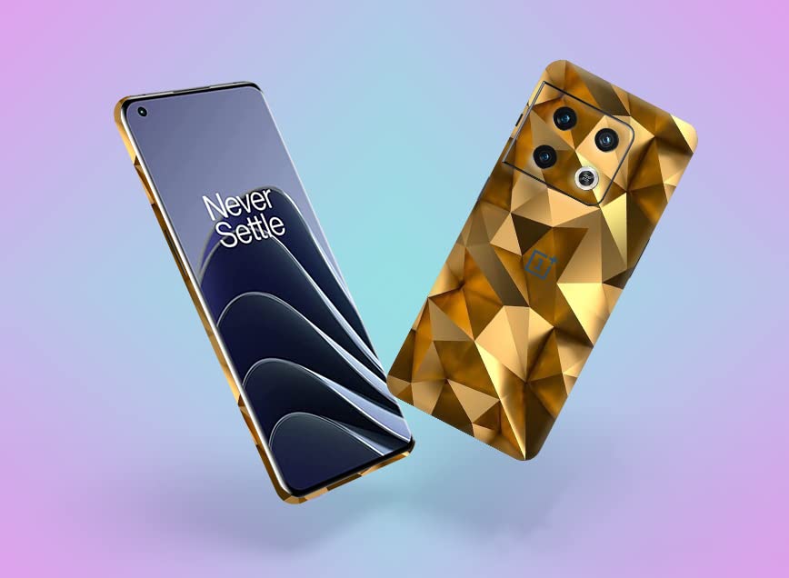 Image of Golden Poly Skin Back Protector Film Ultra Thin Scratch Resistant Vinyl (Not Case and Cover) for OnePlus 10 Pro 5G