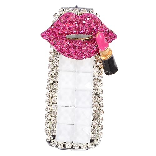 Clip Porta Occhiali da Sole per Auto con Strass Supporto Stabile e Pratico per Montaggio su Parasole Multifunzione per Biglietti e Carte Facile da Installare Design