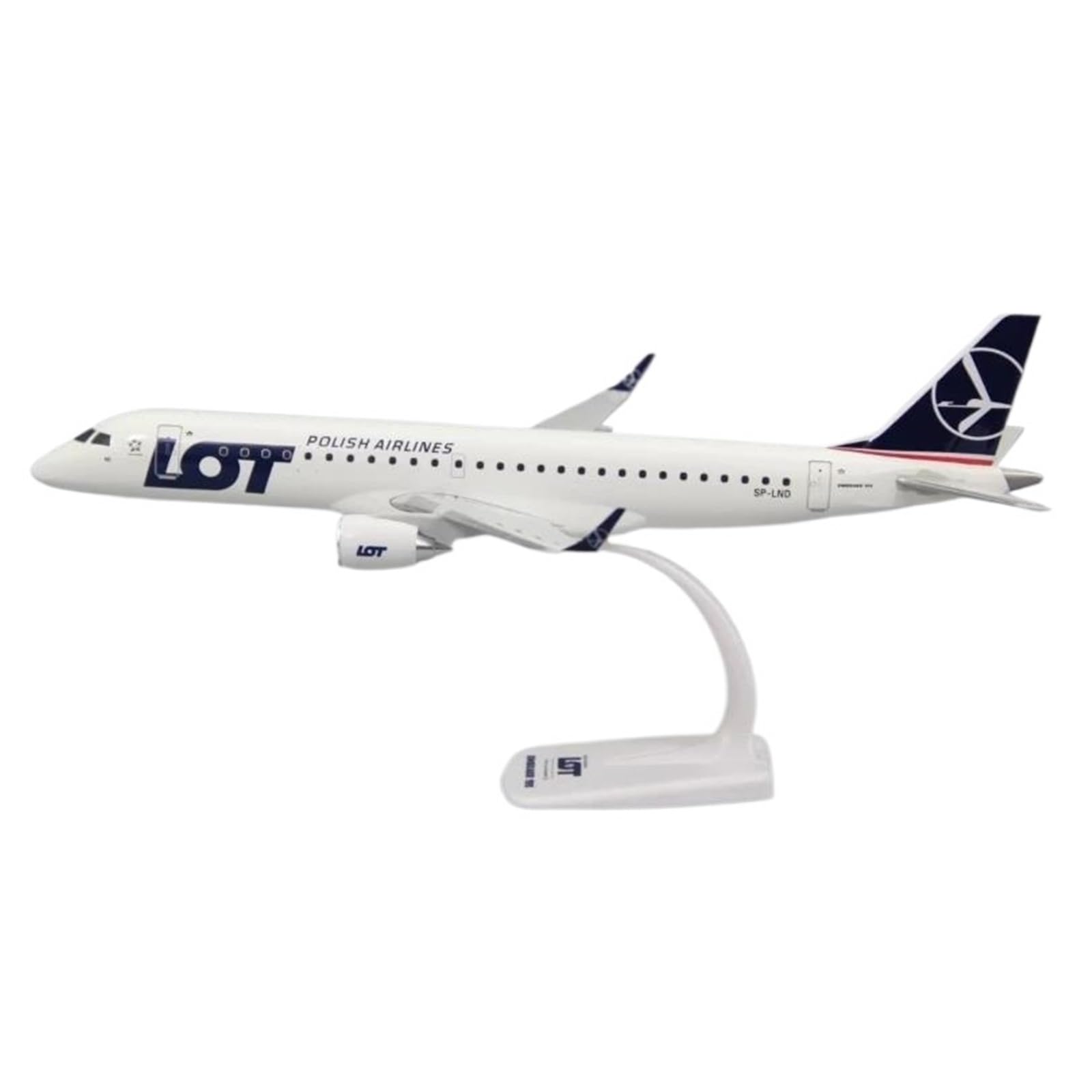 Flying airplane model E-175 E195 LOT Polish /A321NEO SG SCOOT 1/100 Scale For Air Airline Plane Model Airplanes Aircrafts Collection aviation aircraft model(E195)