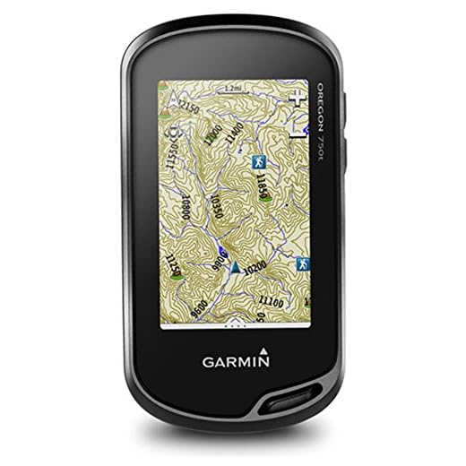 Garmin Oregon 750T, Touchscreen Handheld GPS with GPS/GLONASS, Camera and TOPO, 3-inch Display