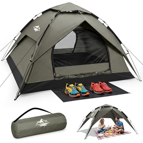 Camping Tent 2/3/4 Person Instant Pop Up Tents for Camping