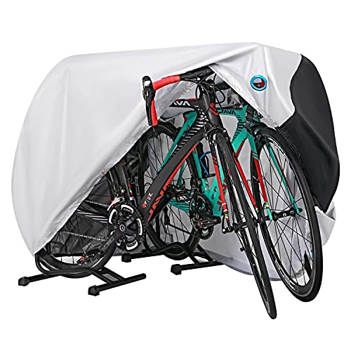 Funda de bicicleta para 2-3 bicicletas ideal para terraza y garaje 2