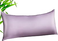 Vista 13 de Fundas de almohada tamaño estándar paquete de 2, fundas de almohada de rayón de bambú refrescantes con cierre de sobre, fundas de almohada frescas