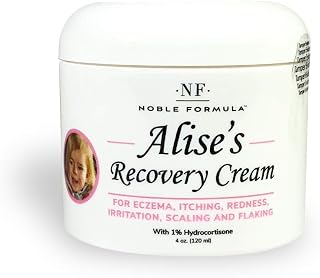 Noble Formula, Alise's Recovery Cream with 5% Ammonium Lactate, 1% Hydrocortisone, 0.125% Pyrithione Zinc (ZnP), Moisturizing Cream, 4 oz