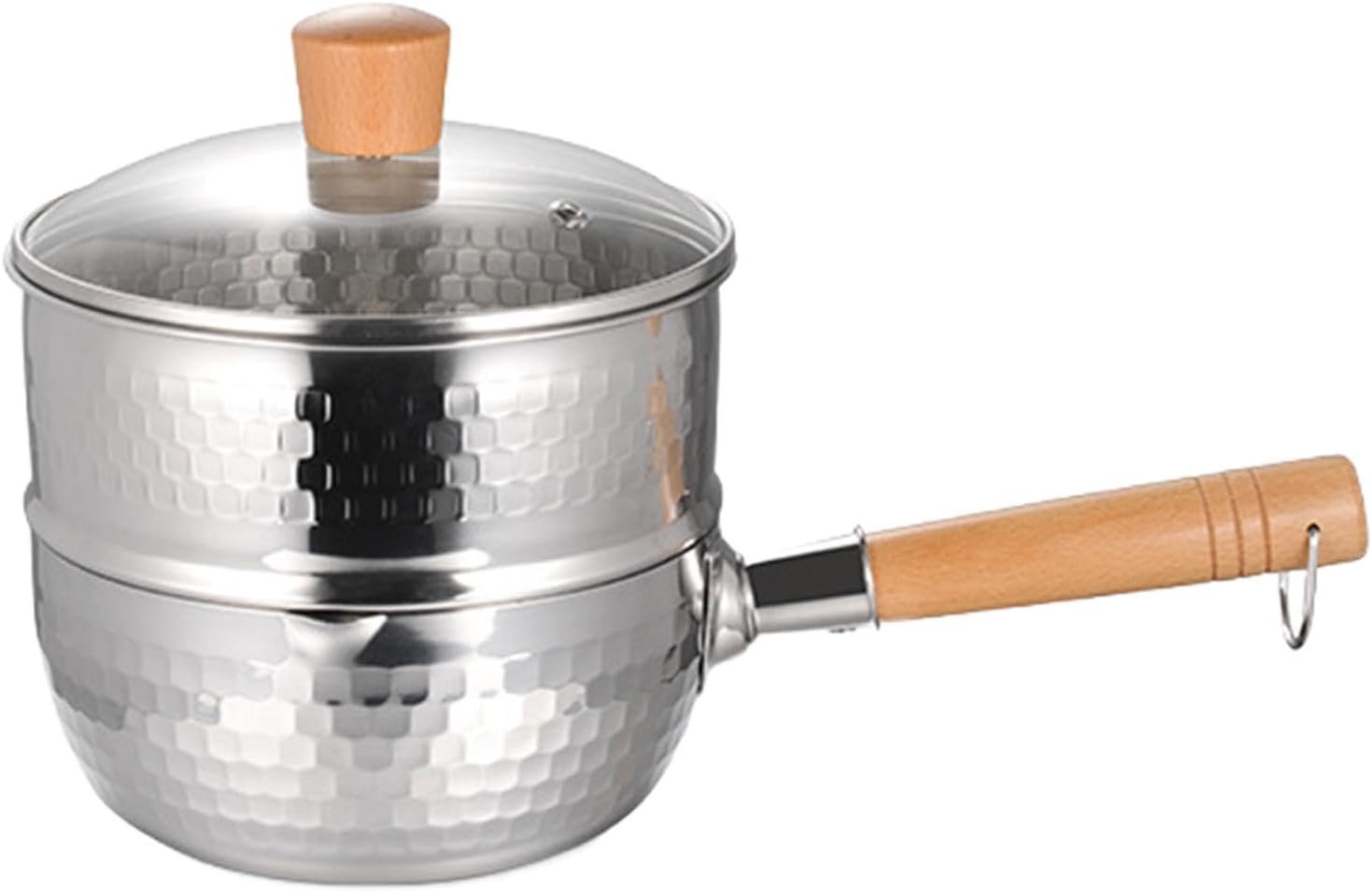 Stainless Steel Cooking Pot for Home and Outdoor Cooking, 20cm