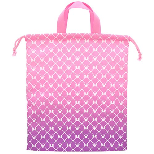 サンスター文具 ディズニー 巾着 Lサイズ ミニーマーク 1532807A