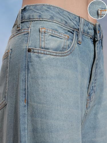 Image of Tokyo Talkies Women Cotton Baggy Jeans | Machine wash