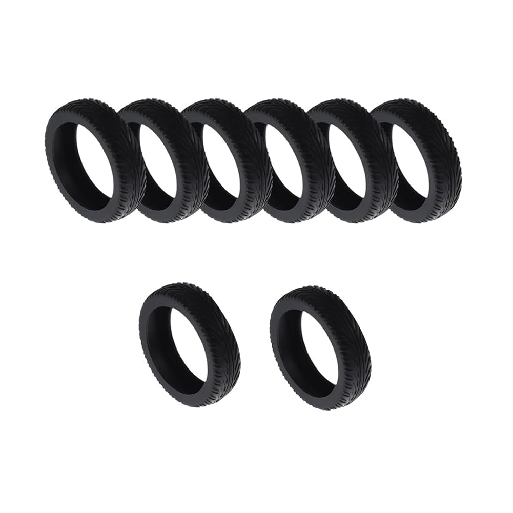 rirue 8Pcs Luggage Wheel Covers,Silicone Suitcase Wheel Protectors,Anti-Noise Wheel Protection Cover for Most 8 Spinner Wheels