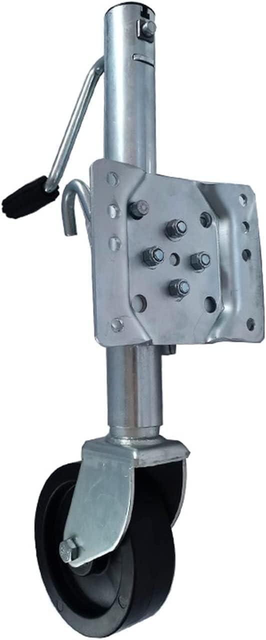 Jack with Wheels Trailer Jack,Boat Trailer Tongue Jack with 6in Polyester Ammonia Wheel,Trailer Jockey Wheel 1200lb Capacity,11in Lift(