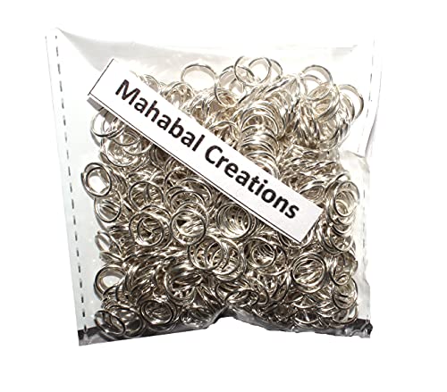 Image of Silver Jump Rings for Jewellery Making (8 mm) - 1500pcs