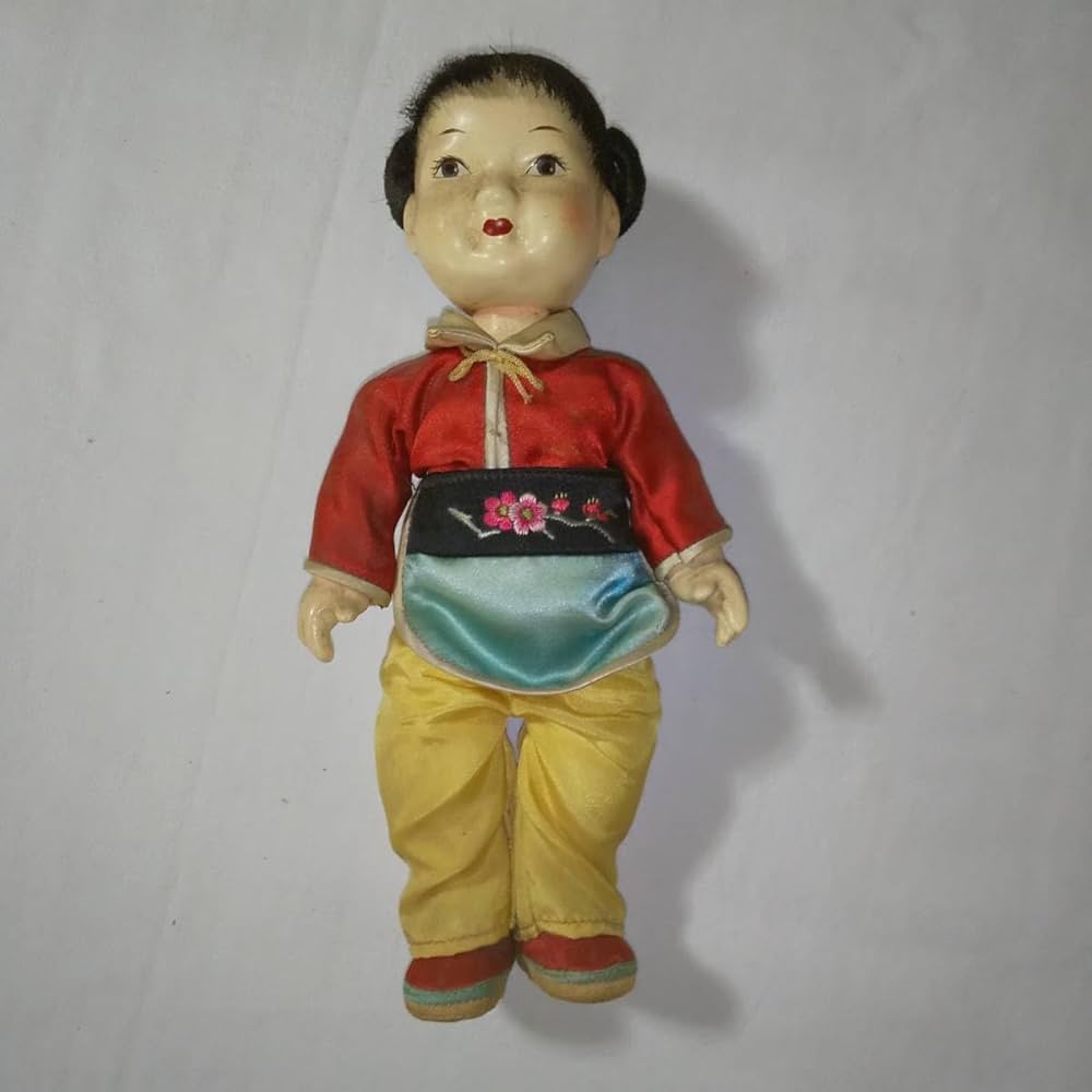 Amazon | 中国人形、女の子、昭和レトロ?、少し古い | 市松人形