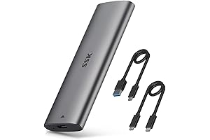 SSK M.2 NVMe SSD Aluminum Enclosure: Fast File Access
