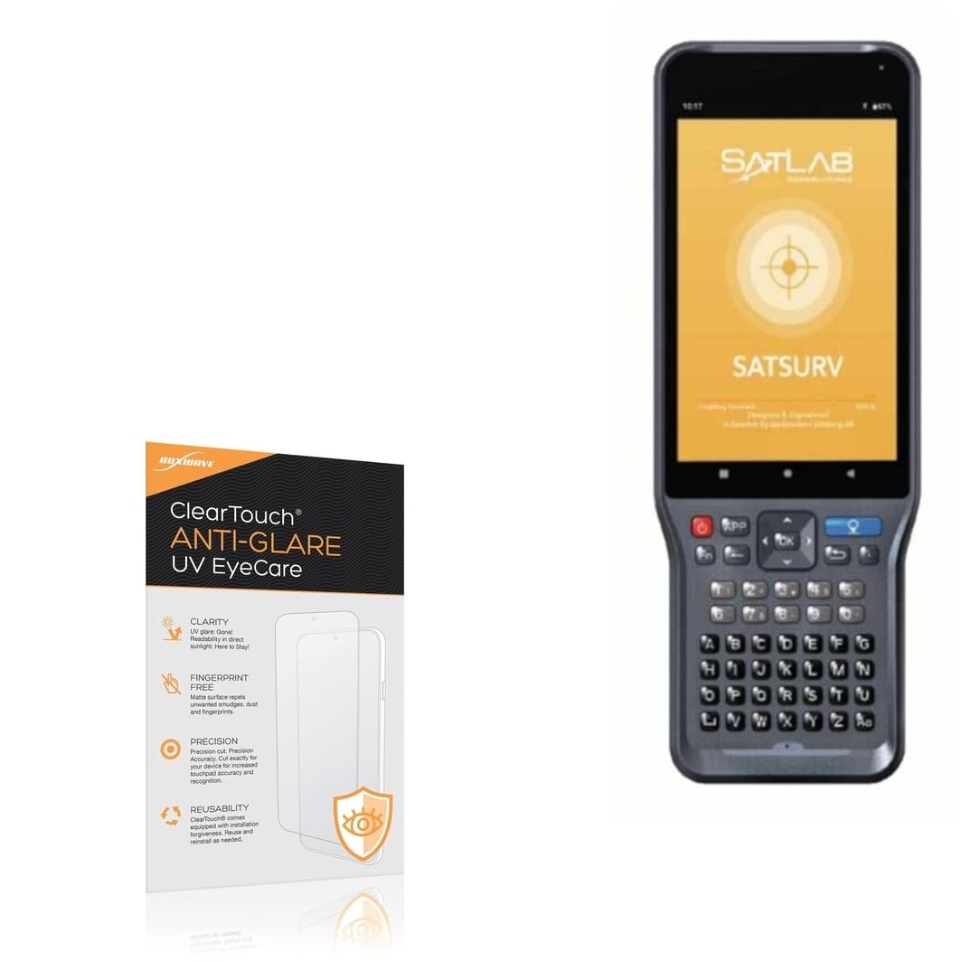 BoxWave Screen Protector Compatible With SatLab SHC55 - ClearTouch Anti-Glare Anti-UV EyeCare (2-Pack), Filters out Harmful Blue Light Reduce Fatigue