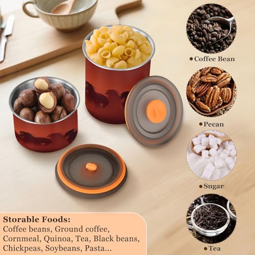 Envase de acero inoxidable hermético para café 900 ml miniatura 5