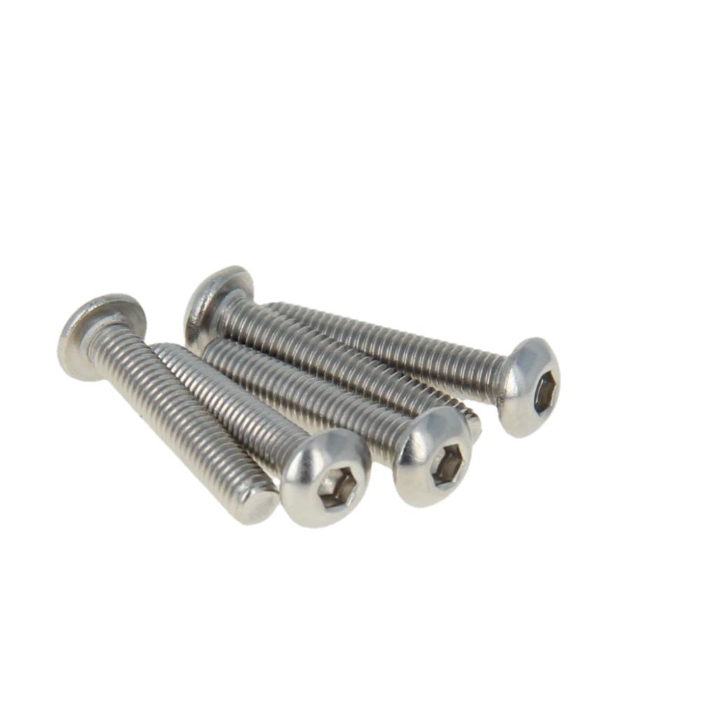 20 Viti M8 X 16mm Testa Tonda - Bulloni Acciaio Carbonio Per Fissaggi - Foto 9