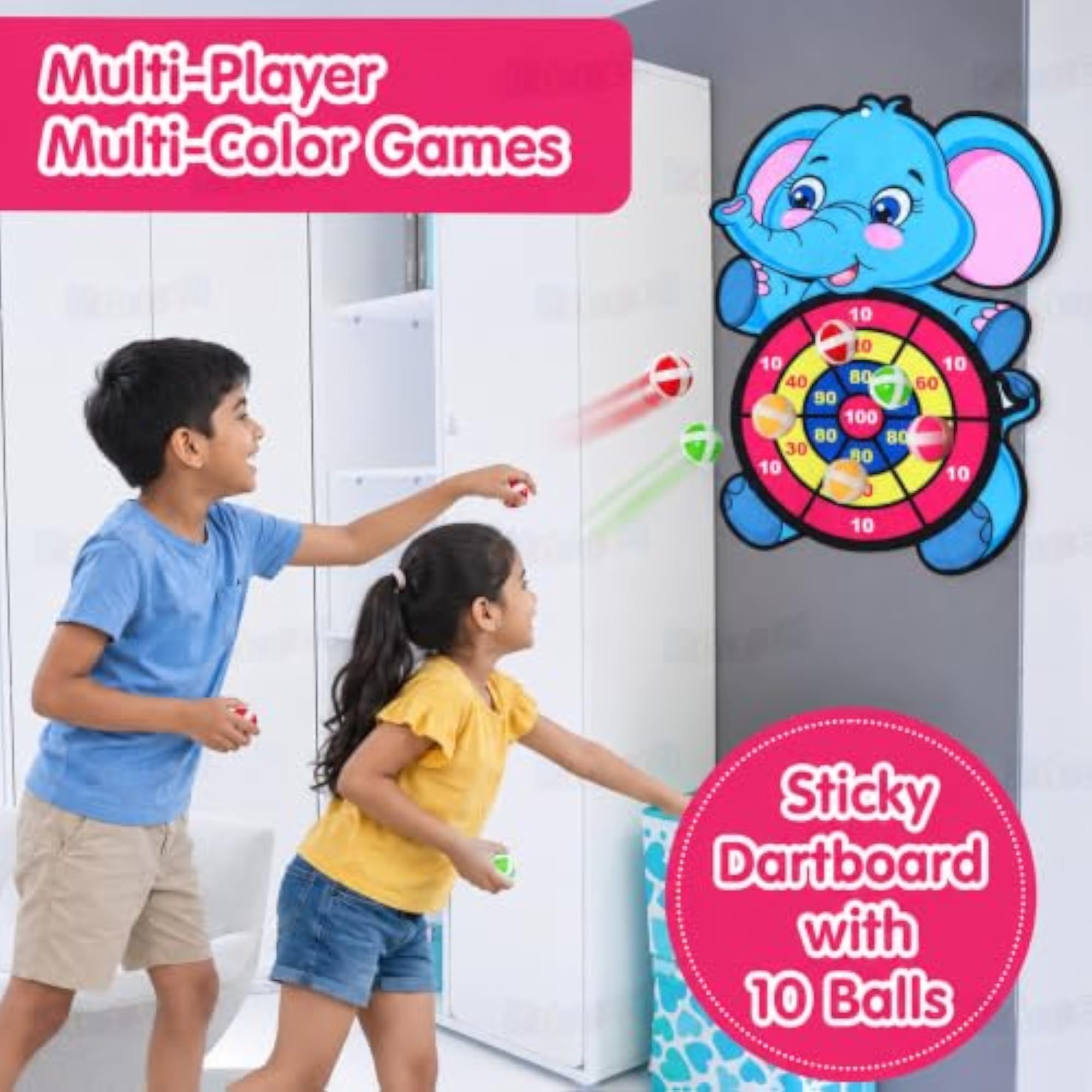 Elephant Dart Board Game for Age 3+