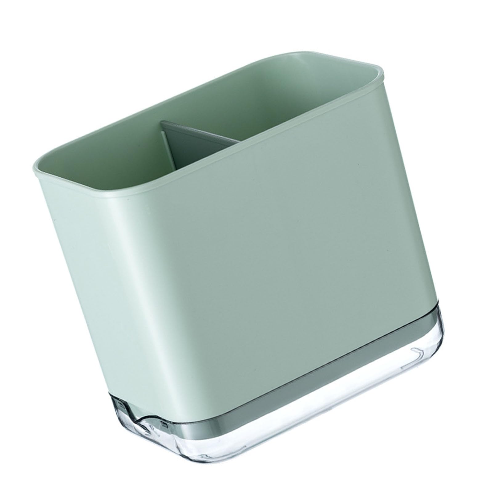 Soporte de palomado de plástico, portavasos para cubiertos de cubiertos creativos. (Verde)
