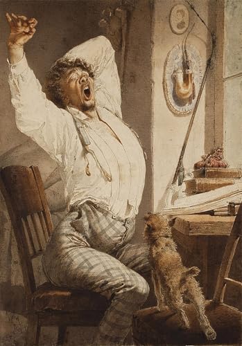 Impression sur Toile Jeune Homme par Mihaly Von Zichy pour Cadre Moderne