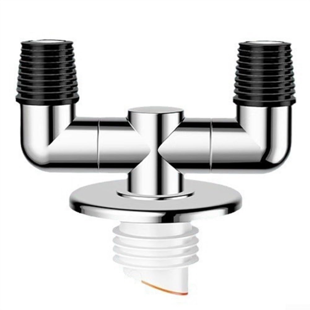 Conector Tubo Desagüe Lavadora ABS Giratorio 360°