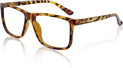 Miniatura 7 de AEZUNI Anteojos de lectura grandes para hombre, de gran tamaño, retro, cuadrados, 1.0, 1.25, 1.5, 1.75, 2.0, 2.25, 2.5, 2.75, 3.0, 3.5, 4.0, 5.0, 6.0