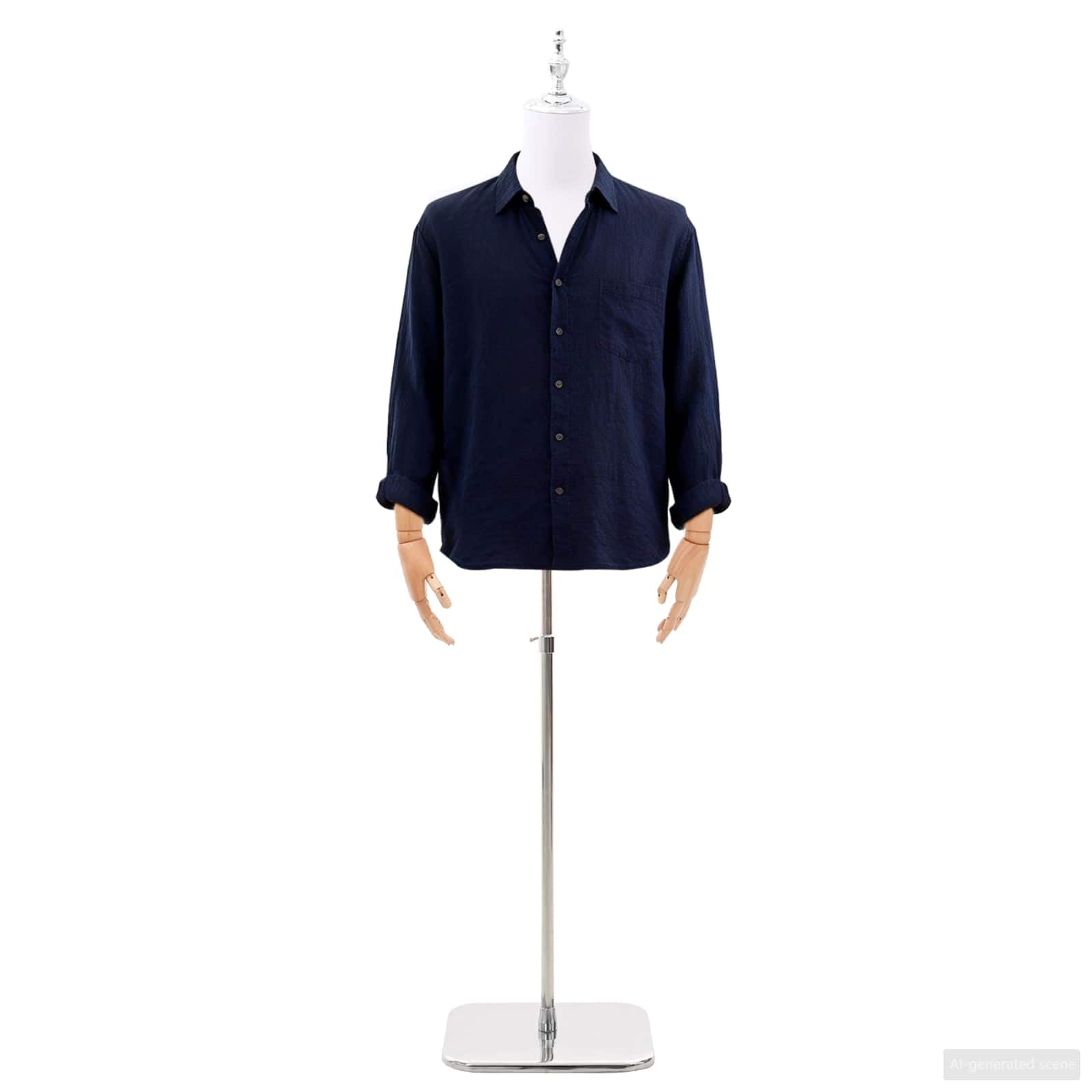 vidaXL Verstellbarer Mannequin 170-218 cm mit Standfuß Männlich PP