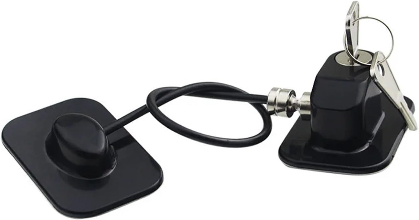 Window Restrictor Lock Protector Door Chain Sliding Door Cabinet Latch Limiter Home Hardware Accessories 1Pcs(Black)