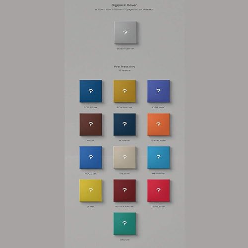 Miniatura 3 de Pledis Entertainment Seventeen - Álbum de punto y coma + póster plegado+juego de tarjetas fotográficas adicionales