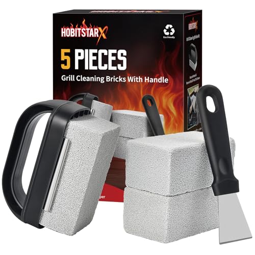 Griddle Cleaning Kit for Blackstone Heavy-Duty Cleaning Stone Brick 5-Pack