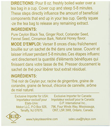 Hyleys Detox Tea For Cleanse - Black Tea - 25 Tea Bags (12 Pack) #TOP2