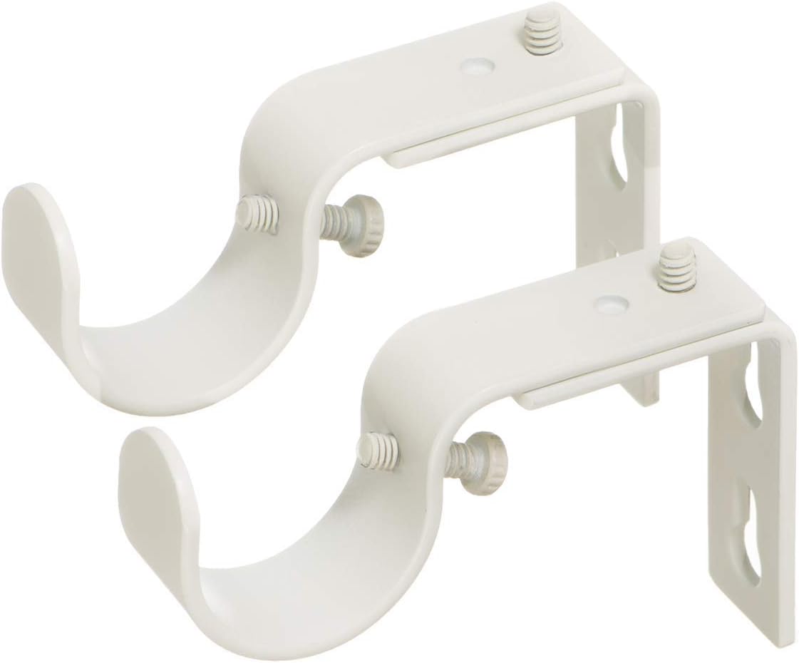 Ivilon Short Projection Brackets for Curtain Rods for 1
