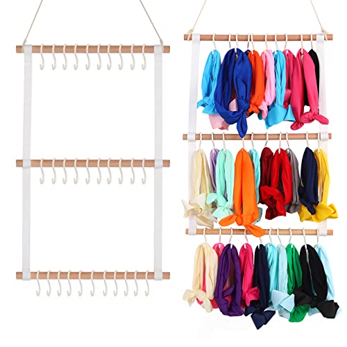 Image of Hipcheer Headband Holder for Baby Girls, 35 Hooks Organizer for Door,Closet,Wall
