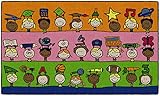Flagship Carpets Fun at School Rug, Children's Classroom Educational Carpet, 3'x5', Rectangle