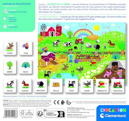 Les mots de la ferme Clementoni Jeux - vue 6