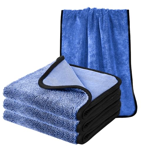 CHENLUKJ Shower Cleaning Cloths, Microfiber Towels for Cars, Soft, Absorbent, Quick Drying, and Non damaging car Cleaning Cloths, Car Drying Towels are Very Suitable for Cars, Trucks, Motorcycles