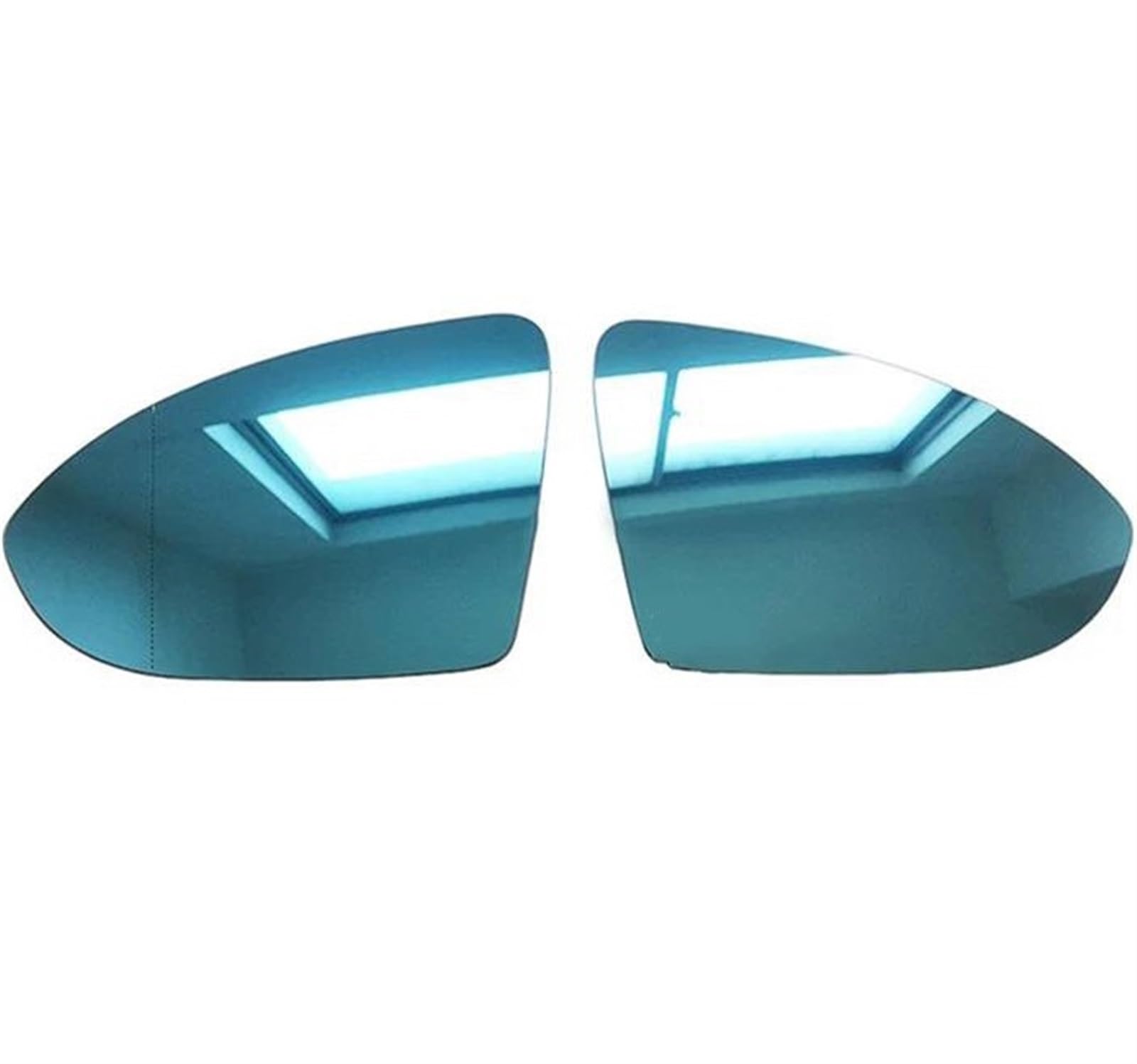 ESPYN Verre Rétroviseur pour VW pour Golf 7 pour MK7 2013-2017 pour Touran 2016-2021 5G0857521 5G0857522 Rétroviseur Chauffant en Verre Bleu Rétroviseur Chauffant (Couleur : A Pair)