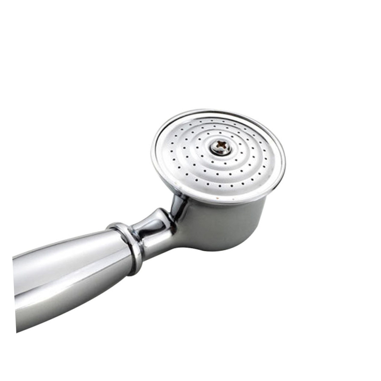 Regadera de mano cromada 7.08 pulg ahorro agua miniatura 7
